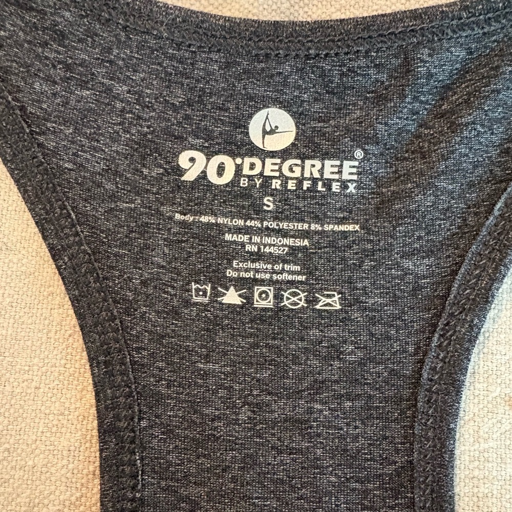 90 Degree By Reflex Racerback Tank Top - NWT Women’s Small - Picture 3 of 5
